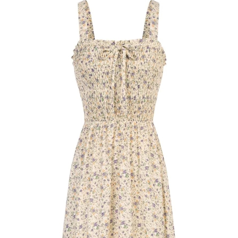 Floral Smocked Maxi Dress